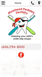 Mobile Screenshot of moreheadpediatricdentistry.com